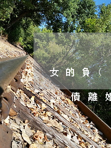 女的負(fù)債男的要離婚(男方負(fù)債離婚女方要不要承擔(dān))