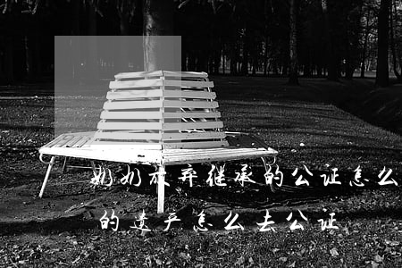 奶奶放弃继承的公证怎么处理(奶奶放弃爸爸的遗产怎么去公证)
