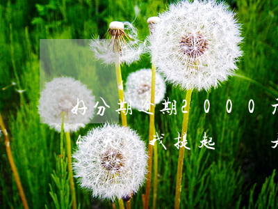 好分期逾期2000元說要起訴(好分期逾期4天對我提起訴訟是真的假的)