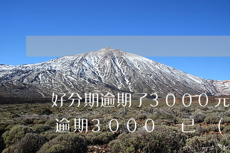 好分期逾期了3000元會起訴嗎-好分期逾期3000會已經(jīng)150天會起訴不