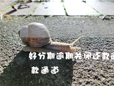 好分期逾期关闭还款通道(好分期逾期关闭还款通道)