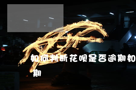 如何判断花呗是否逾期(如何判断花呗是否逾期)