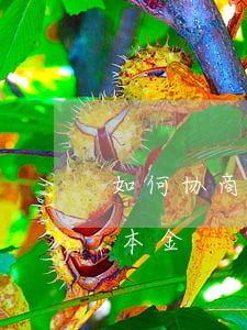 如何协商信用卡违约金(如何跟信用卡协商还本金)