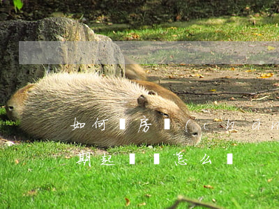 如何寫房產(chǎn)逾期起訴書(房屋逾期起訴書怎么寫)