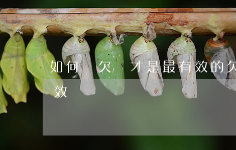 如何寫欠條才是最有效的(欠條要如何寫才有效)