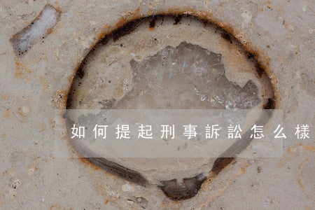 如何提起刑事訴訟(怎么樣提起訴訟)