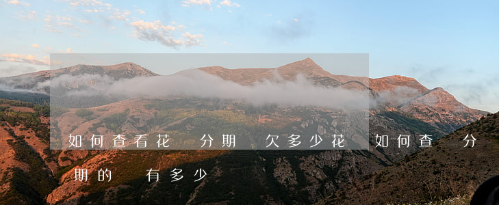 如何查看花唄分期還欠多少(花唄如何查詢分期的還有多少沒還)
