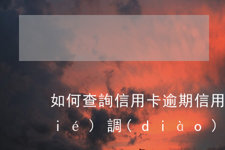 如何查詢信用卡逾期（信用卡逾期怎么協(xié)調(diào)）