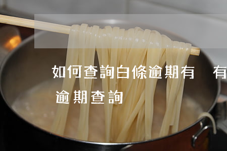 如何查詢白條逾期有沒有上征信（如何查白條逾期查詢）