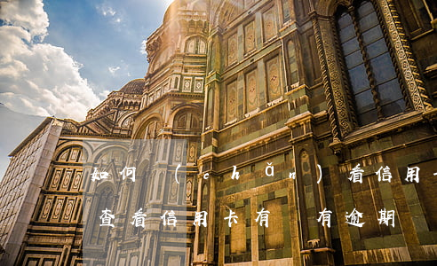 如何產(chǎn)看信用卡是否逾期(怎么查看信用卡有沒有逾期)