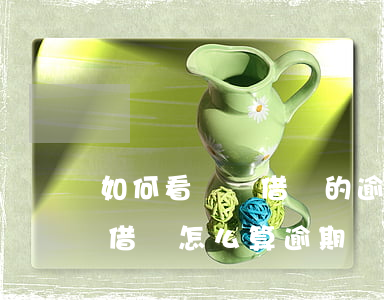 如何看螞蟻借唄的逾期次數(shù)(螞蟻借唄怎么算逾期)