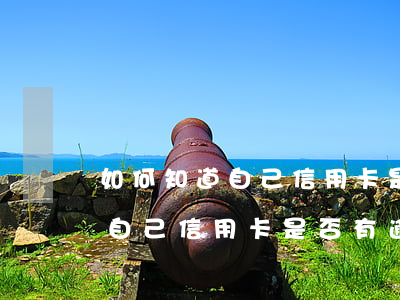 如何知道自己信用卡是否有逾期-如何知道自己信用卡是否有逾期记录
