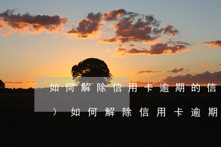 如何解除信用卡逾期的信用卡凍結(jié)（如何解除信用卡逾期的信用卡）
