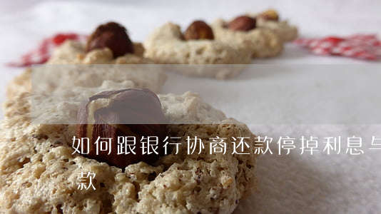 如何跟银行协商还款停掉利息(与银行协商还款)