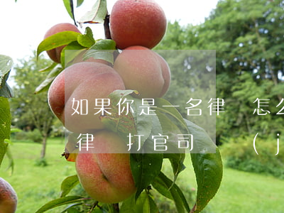 如果你是一名律師怎么找出證據(jù)(請律師打官司證據(jù)誰來收集)