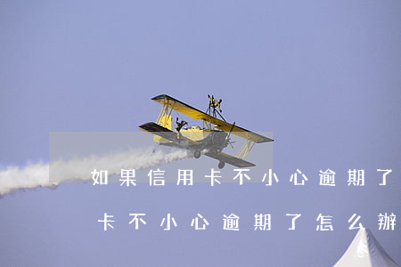 如果信用卡不小心逾期了怎么辦-如果信用卡不小心逾期了怎么辦呢