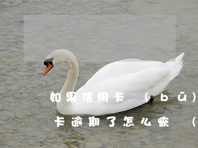 如果信用卡補(bǔ)辦了逾期(不小心信用卡逾期了怎么恢復(fù))