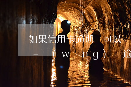 如果信用卡逾期還可以網(wǎng)貸嗎-網(wǎng)貸逾期可以用信用卡嗎
