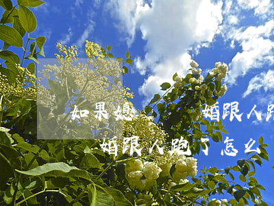 如果媳婦沒離婚跟人跑了怎么辦(如果媳婦沒離婚跟人跑了怎么辦)