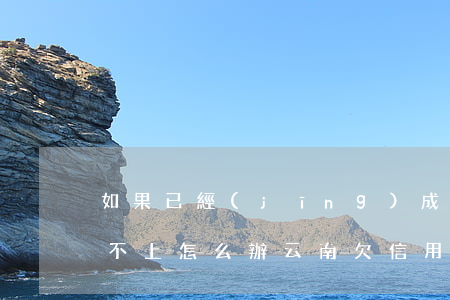 如果已經(jīng)成黑名單了信用卡還不上怎么辦?（云南欠信用卡上黑名單）