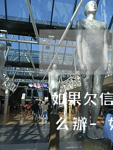如果欠信用卡網(wǎng)貸沒能力還怎么辦-如果欠信用卡網(wǎng)貸沒能力還怎么辦呢
