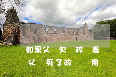 如果父親欠錢政審表兩個(gè)都要填嗎(父親死了政審還用審嗎)