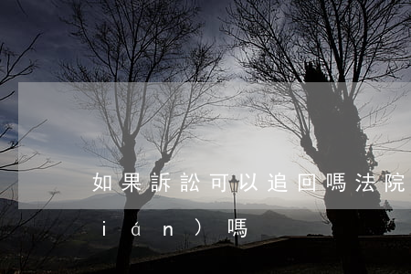如果訴訟可以追回嗎(法院起訴能追回錢(qián)嗎)