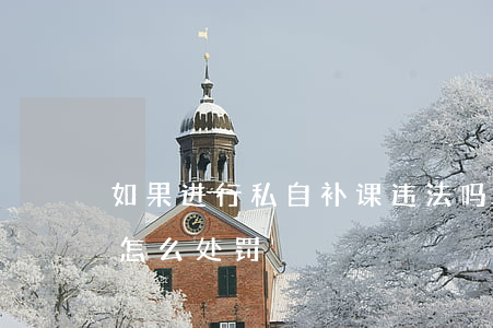 如果进行私自补课违法吗（在校老师私自补课怎么处罚）