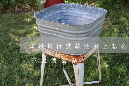 如果银行贷款还不上怎么办(如果银行贷款还不上怎么办)