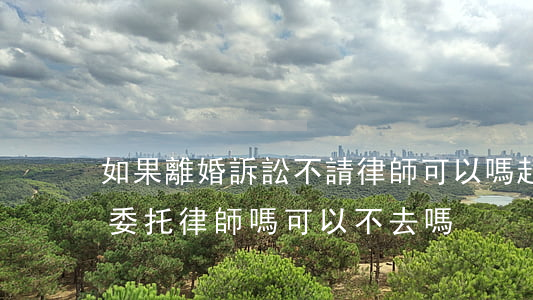 如果離婚訴訟不請律師可以嗎(起訴離婚可以委托律師嗎可以不去嗎?)