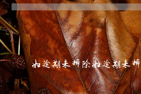 如逾期未拆除(如逾期未拆除)