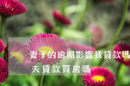 妻子的逾期影響我貸款嗎(妻子逾期會影響丈夫貸款買房嗎)