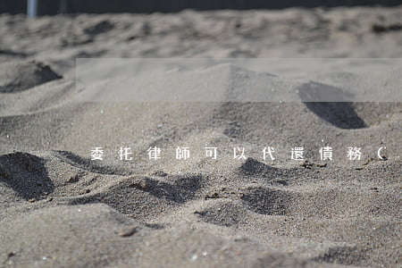 委托律師可以代還債務(wù)嗎