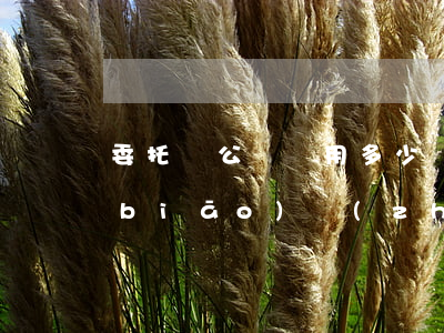 委托書公證費用多少錢(公證委托書收費標(biāo)準(zhǔn))