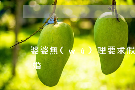 婆婆無(wú)理要求假離婚六年(因婆婆離婚)