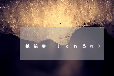 婚前房產(chǎn)協(xié)議公證費