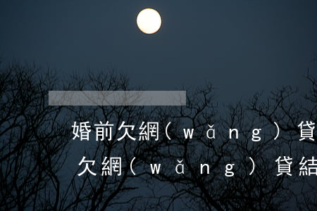 婚前欠網(wǎng)貸會連累配偶嗎(婚前欠網(wǎng)貸結(jié)婚有什么影響)