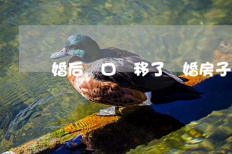 婚后戶口遷移了離婚房子怎么辦