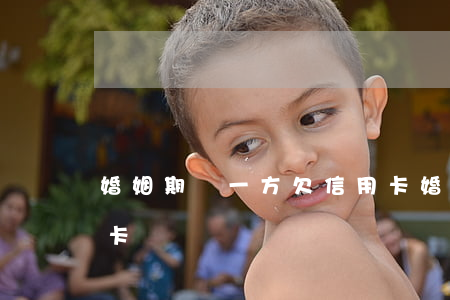 婚姻期間一方欠信用卡(婚姻期間一方欠信用卡)