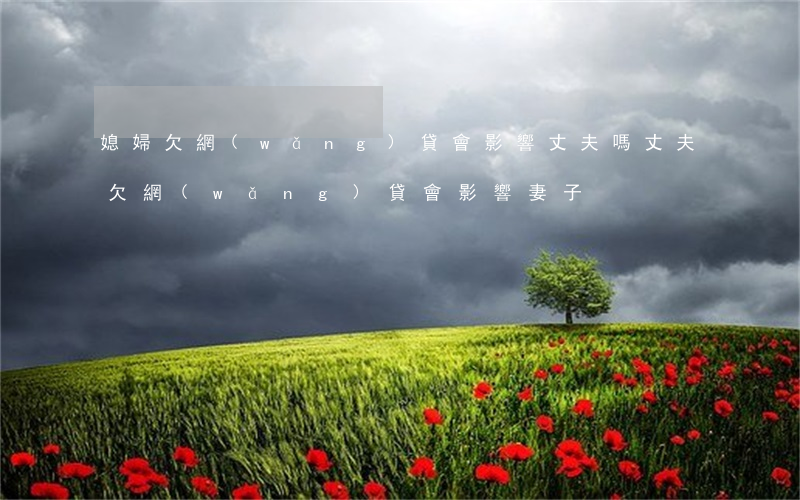 媳婦欠網(wǎng)貸會影響丈夫嗎(丈夫欠網(wǎng)貸會影響妻子)
