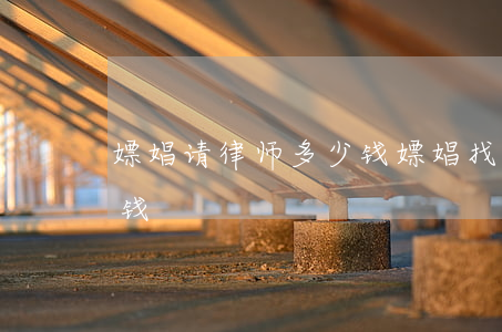 嫖娼请律师多少钱(嫖娼找代理律师一般多少钱?)