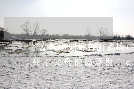 子女死了父母有繼承權(quán)嗎(女兒死了父母能繼承財(cái)產(chǎn))