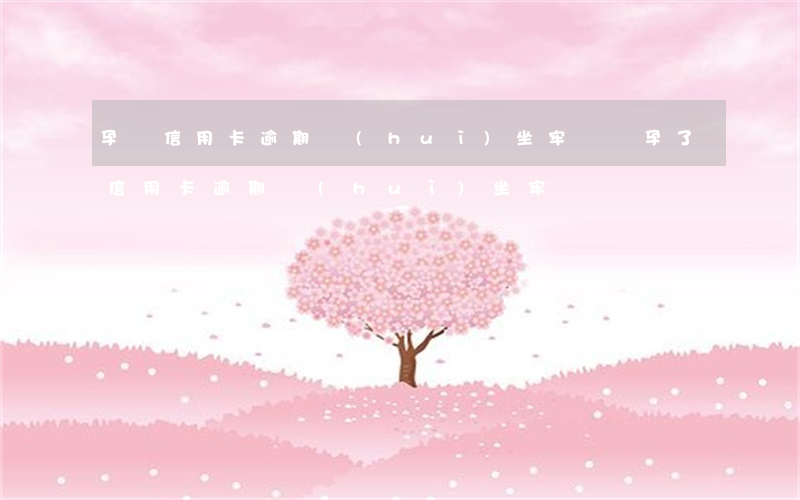 孕婦信用卡逾期會(huì)坐牢嗎(懷孕了信用卡逾期會(huì)坐牢嗎)