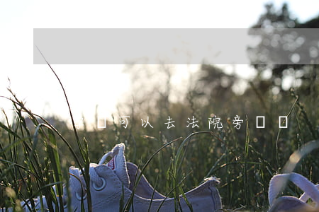 孕婦可以去法院旁聽嗎