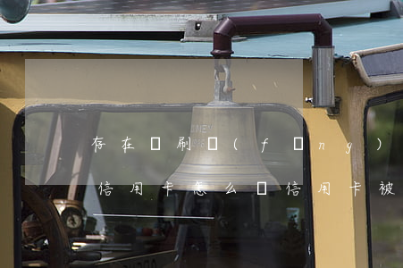 存在盜刷風(fēng)險(xiǎn)的信用卡怎么辦（信用卡被盜刷導(dǎo)致逾期怎么辦）