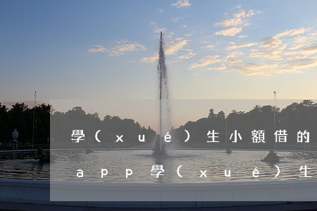 學(xué)生小額借的網(wǎng)貸app(學(xué)生可以借的小額貸款)