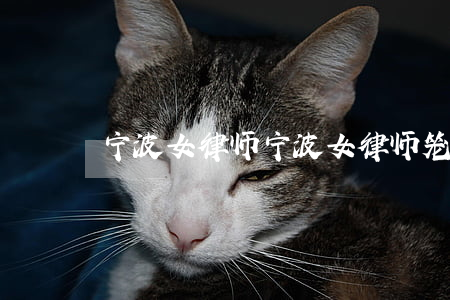 宁波女律师(宁波女律师笼中蟹)