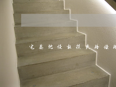 宅基地侵权损失赔偿赔什么损失
