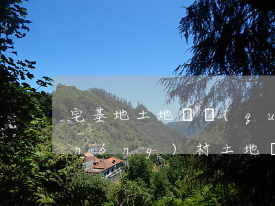 宅基地土地確權(quán)糾紛案例(農(nóng)村土地確權(quán)糾紛案例)