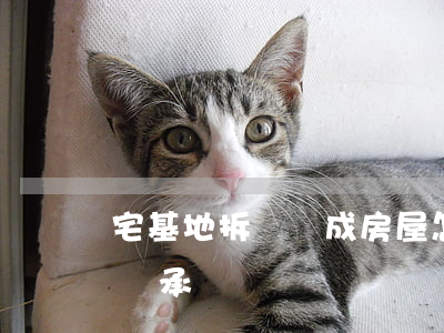 宅基地拆遷變成房屋怎么繼承(宅基地房如何繼承)